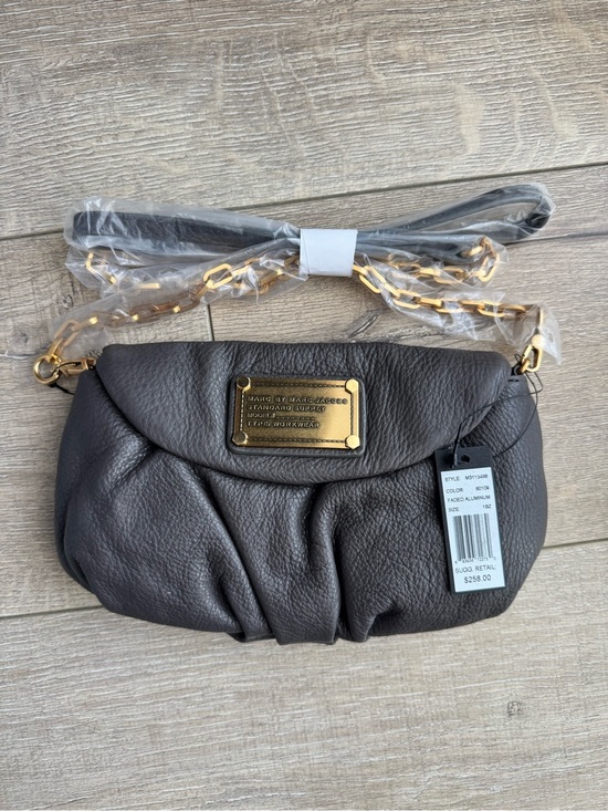 Marc By Marc Jacobs Handbags - Marc by Marc Jacobs Classic Leather Shoulder Bag in Dark Gray